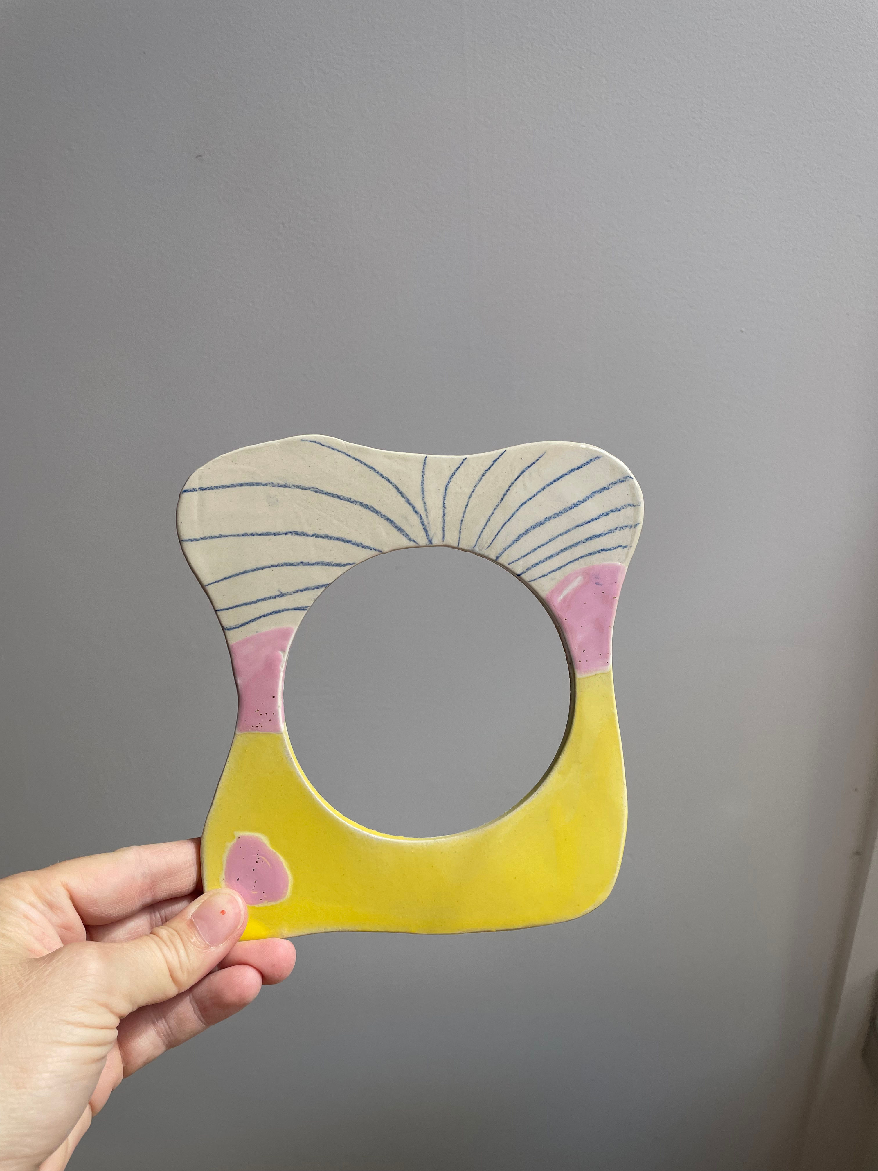 Object Rahmen yellow rosa