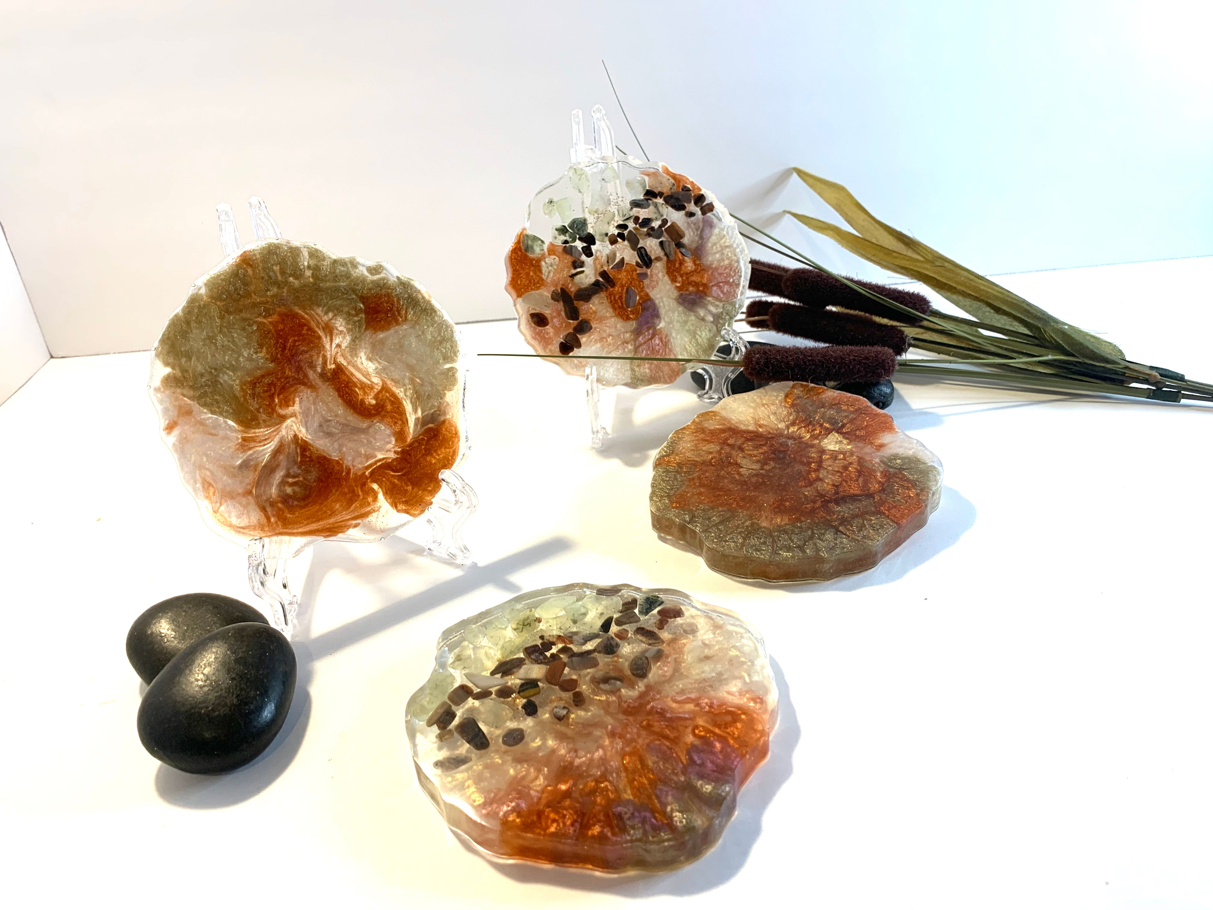 Orange and Green Burst of Sunshine set