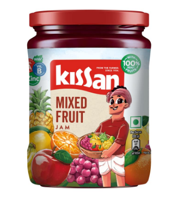 Kissan Mixed Fruit Jam, With Fruit Ingredients, 700 g
