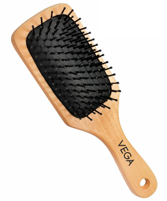 Vega Premium Collection Wooden Paddle Hair Brush (E2-PB)