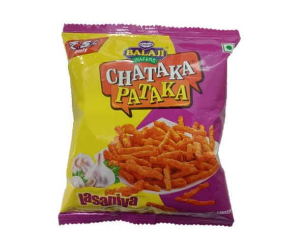 Balaji Wafers Chataka Pataka Lasaniya, 25g