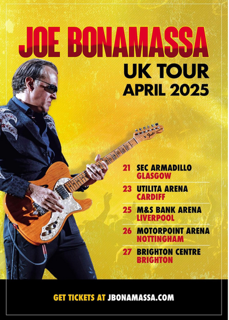 Joe Bonamassa Live Review and New Album Reveal