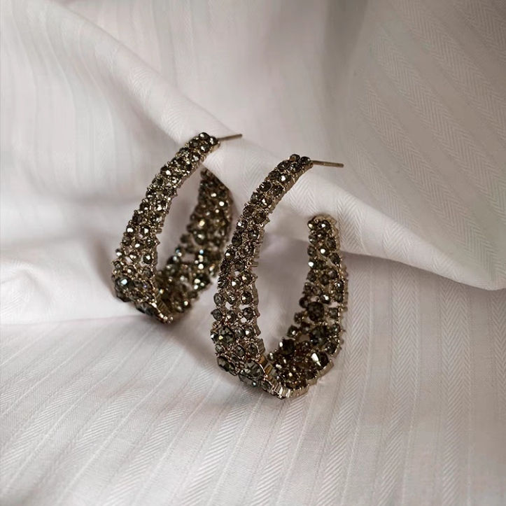 Thumbnail: Statement Jewellery Earrings Sterling Silver Pins #2033