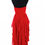 Thumbnail: Evening Gown "Tiana" | Strapless | Bright Red Chiffon
