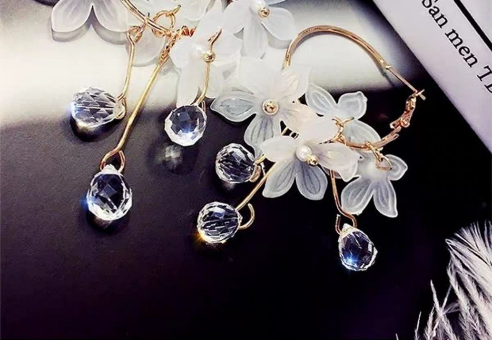 Thumbnail: Statement Jewellery Earrings #844