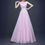 Thumbnail: Evening Gown "Angela" | Cap Sleeve Chiffon A-line | Pale Pink