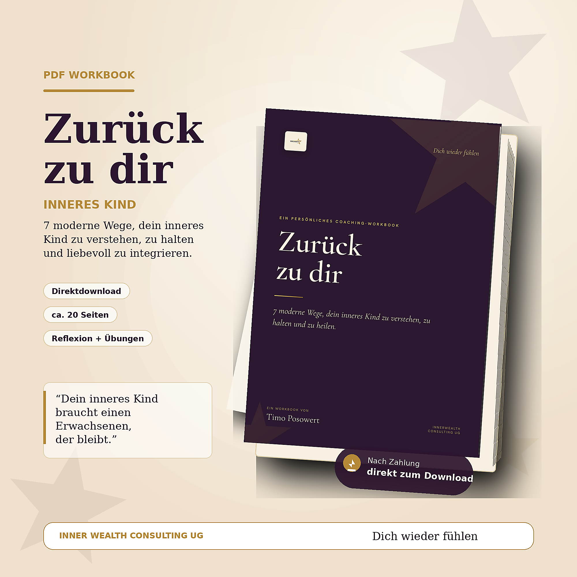 Treffe Dein Inneres Kind Workbook