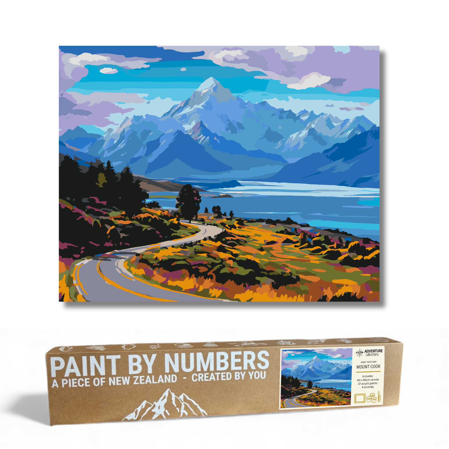 Mount Cook - 40x50cm Paint by Numbers