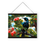 Thumbnail: Tūī in Pōhutukawa NZ Bird Paint by Number Kit Canvas Design displayed in black magnetic hanging frame