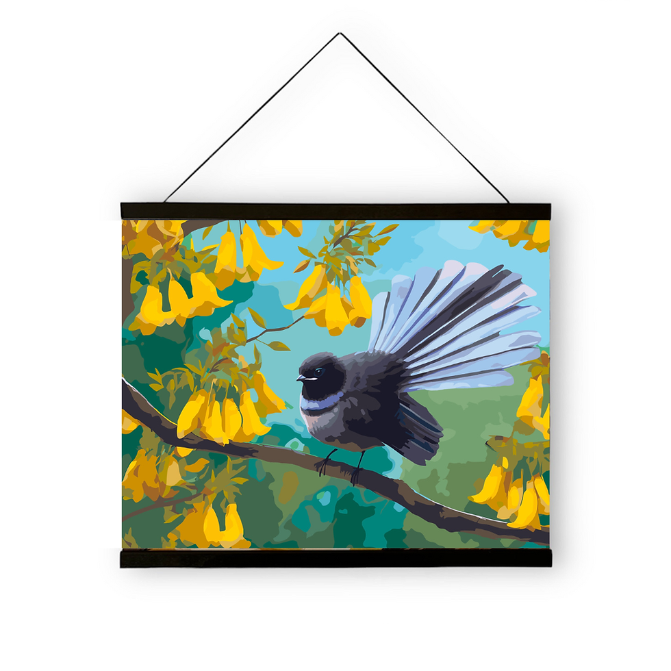Thumbnail: Fantail - 40x50cm Paint by Numbers