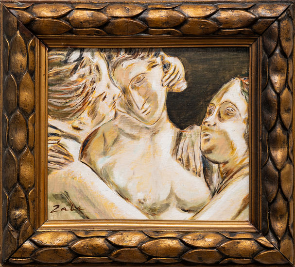 Obra del pintor figurativo Xavier Sala Aponte.