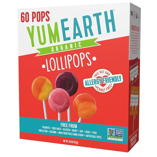 Yum Earth NonGMO Organic Lollipops Assorted Fruit Awlsite