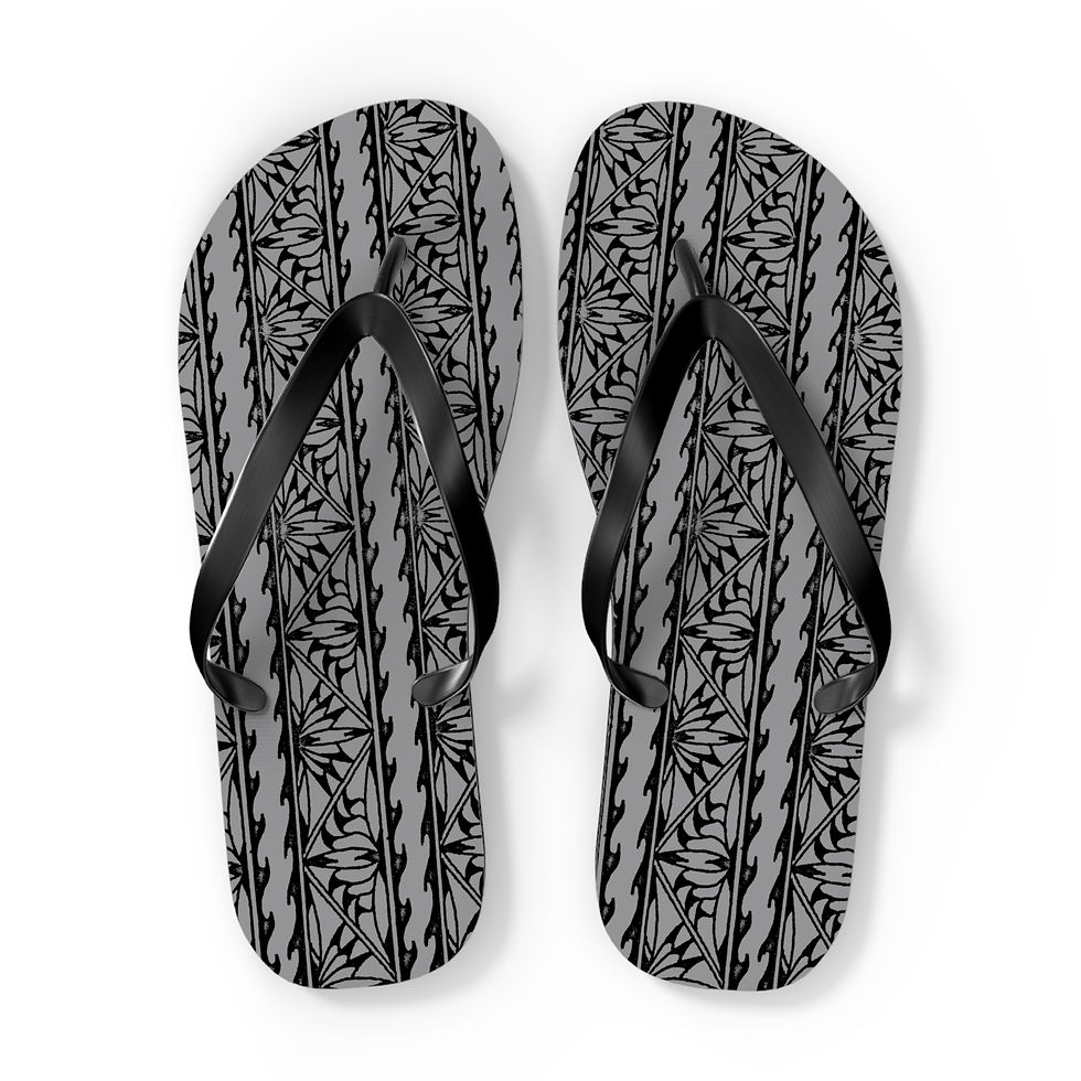 Thumbnail: Samoan Print Flip-Flops