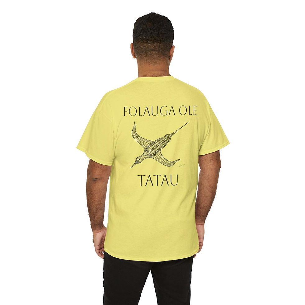 Thumbnail: Folauga Ole Tatau Unisex Heavy Cotton Tee 