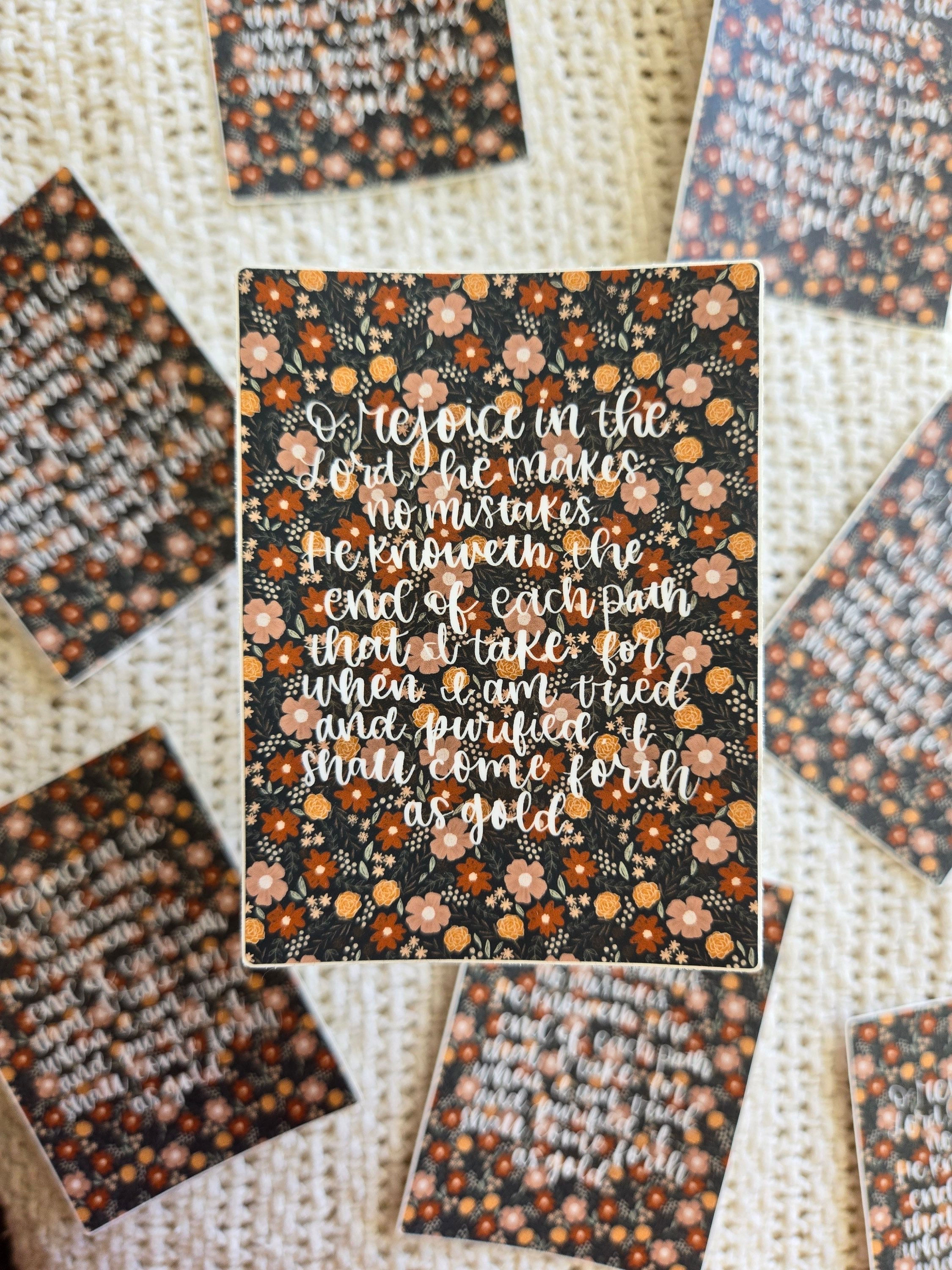 Rejoice in the Lord sticker