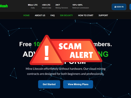 LitecoinHash Warning: Why litecoinhash.com Raises Serious Concerns for Cryptocurrency Investors