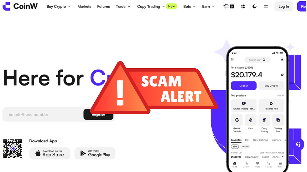 coinw scam