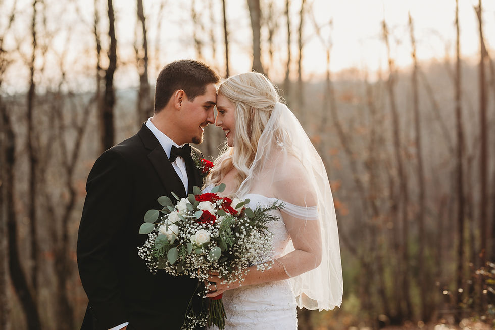 bride and groom embracing each other on the wedding day