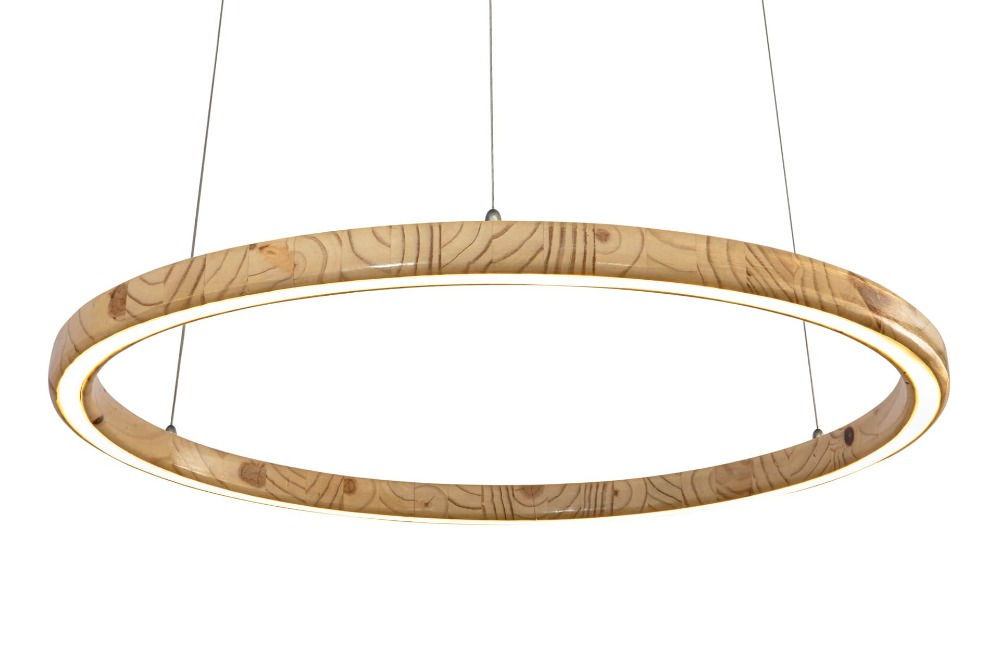 WOOD RING 80 תאורת חישוק לסלון