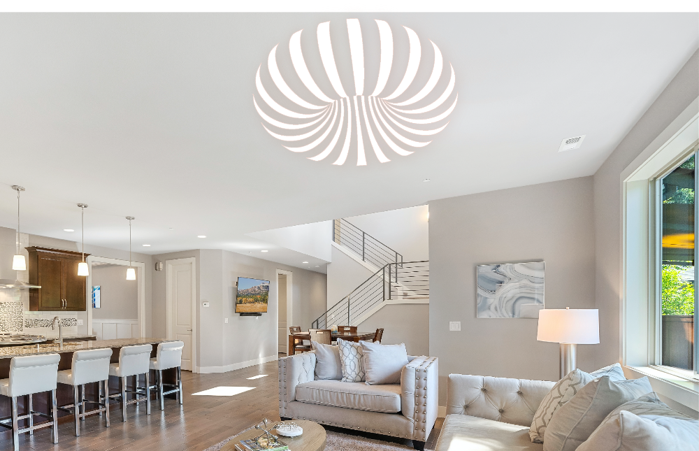 שקוע תאורה לסלון MDF בולען