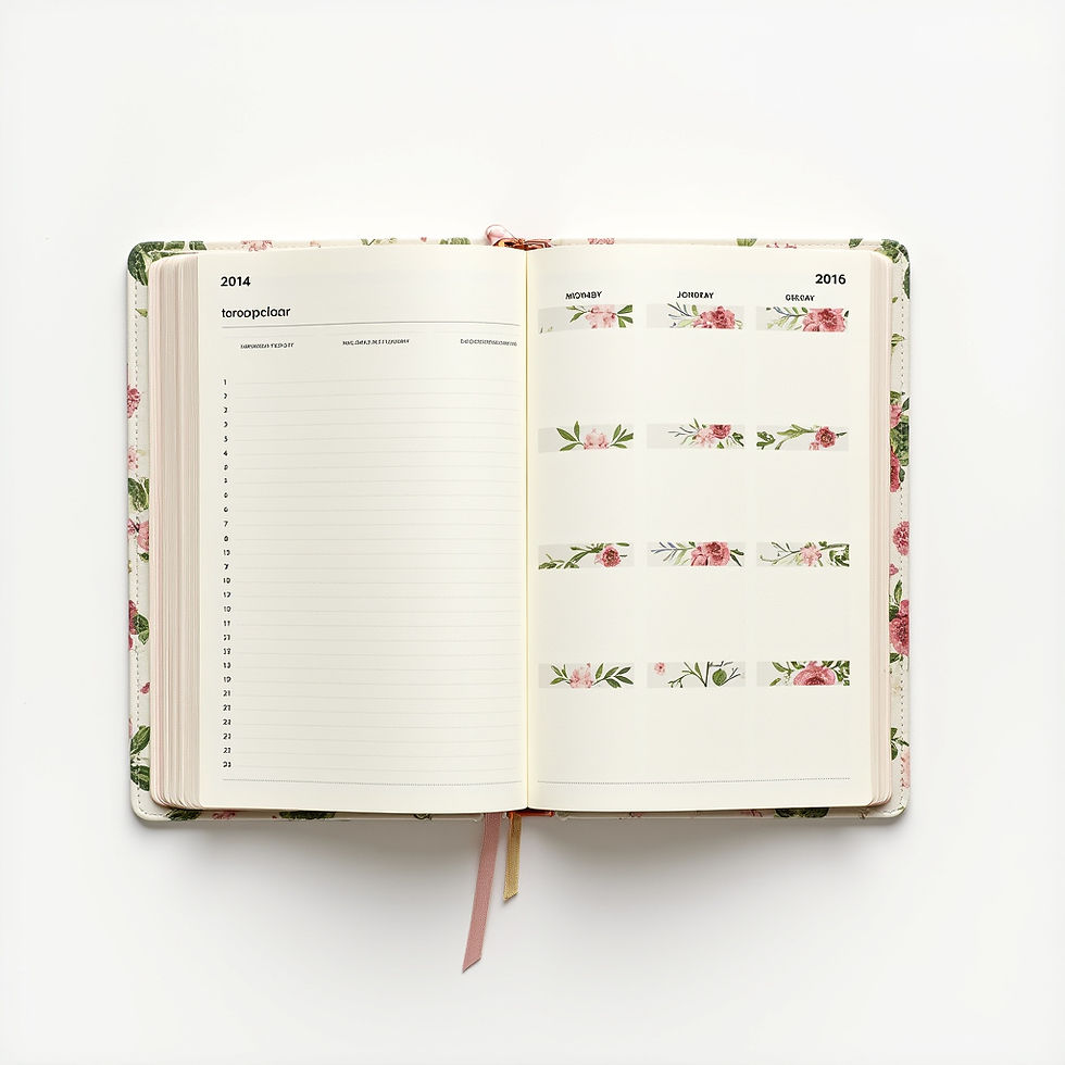 Vintage Floral Planner