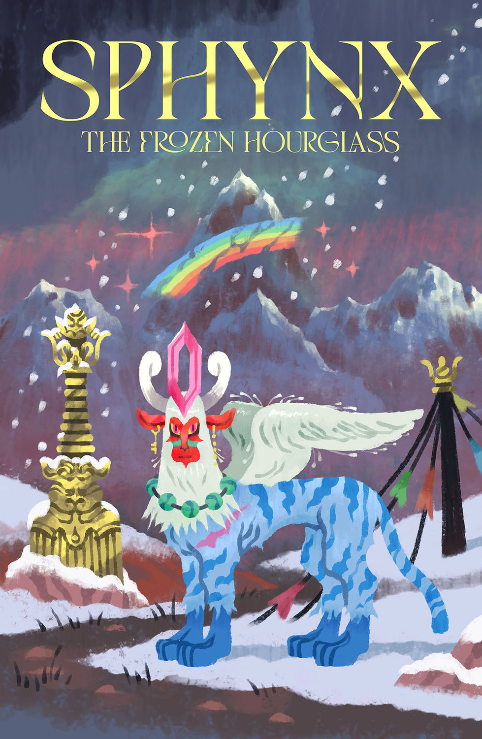 Sphynx, The frozen hourglass