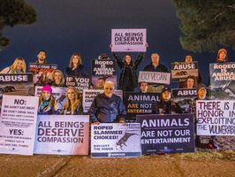 National Finals Rodeo Protest