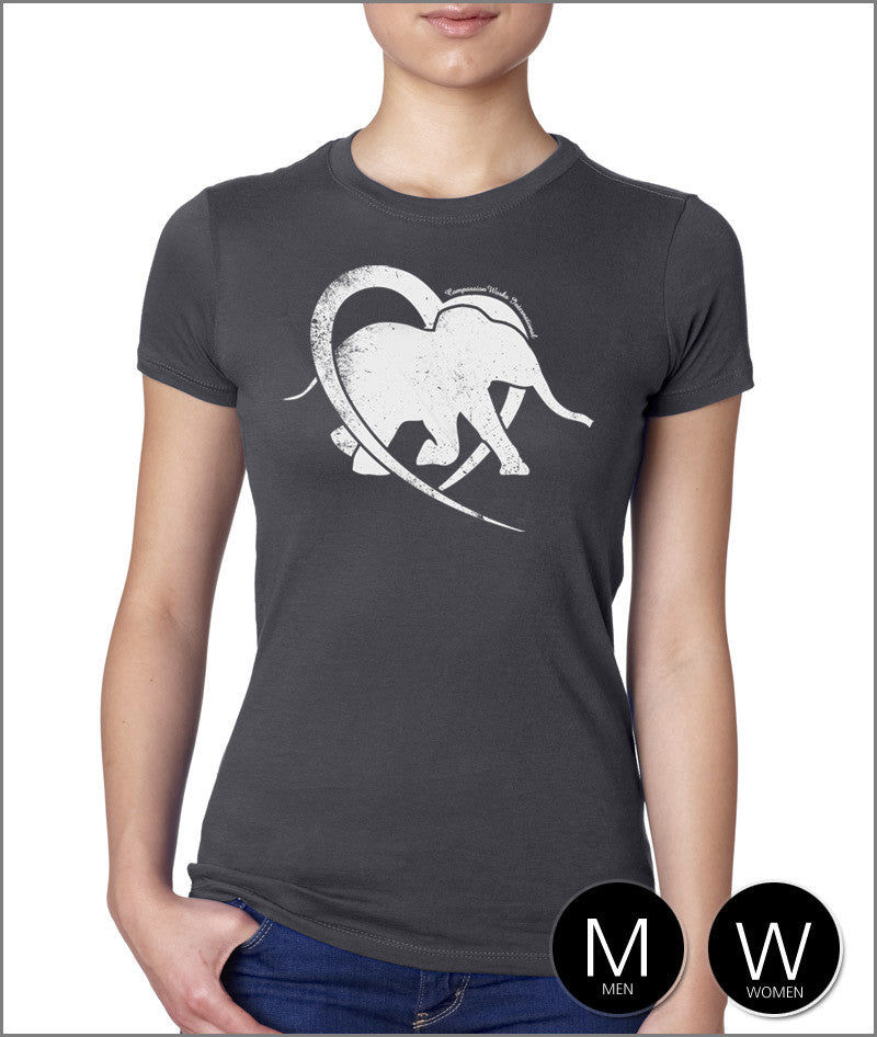 CompassionWorks International Grey Logo Tee