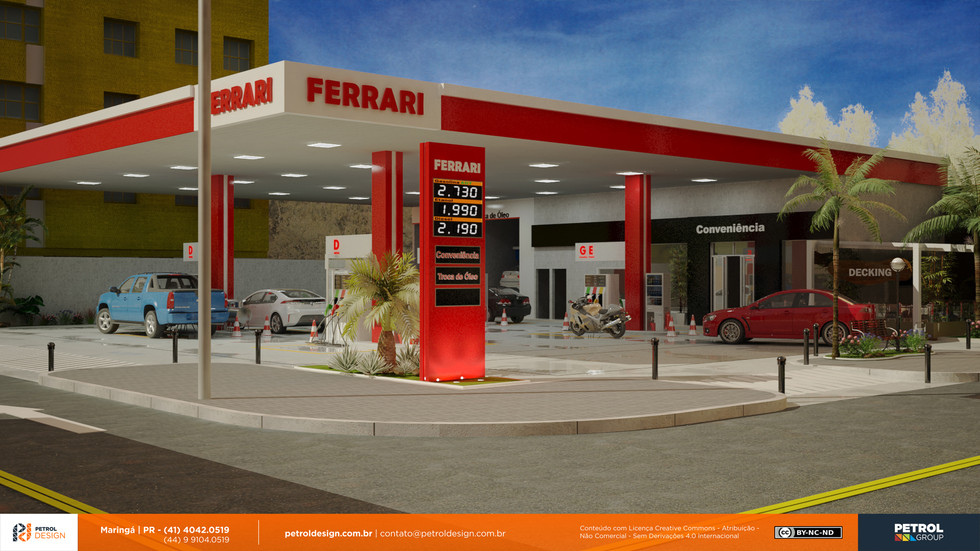 reforma posto gasolina Agua Clara MS