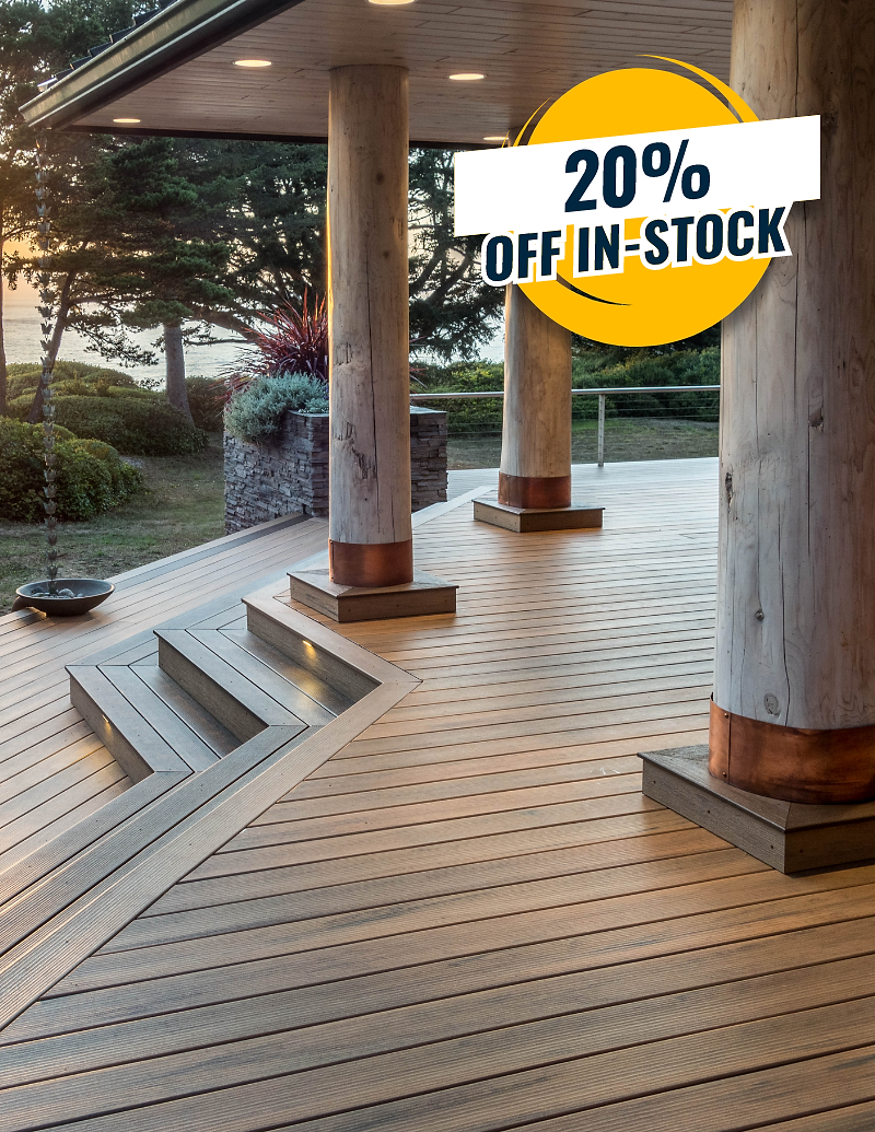 20% In-Stock off Timber Tech