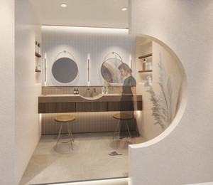 化粧室/病院/クリニック｜建築パース・CGパース