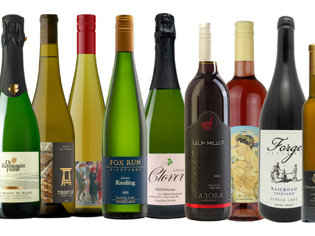 Vinos de los Finger Lakes en Nueva York.