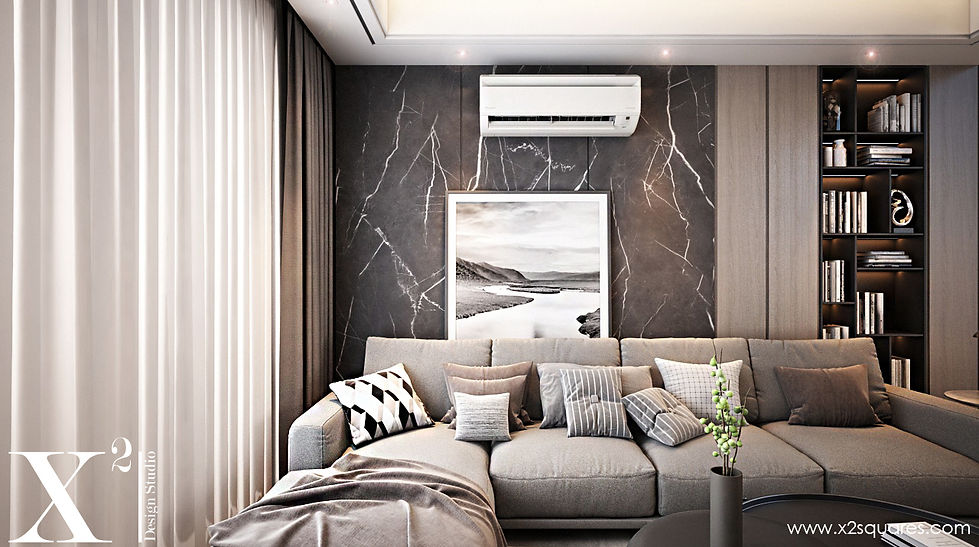 living hall, modern contemporary