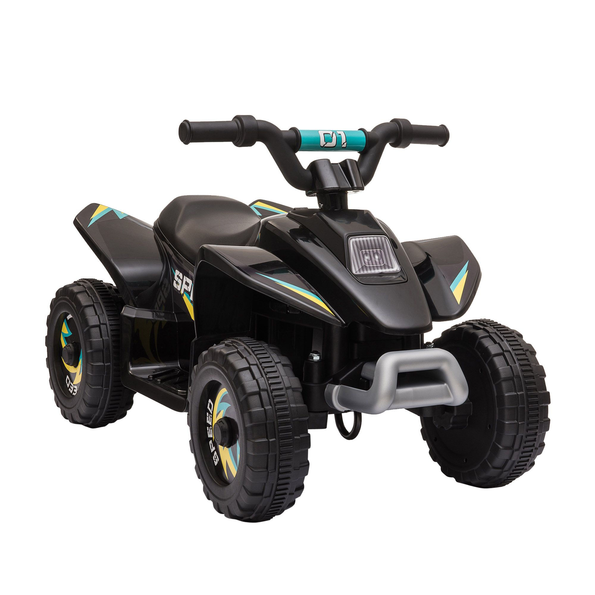 Aosom 6V Kids ATV 4-Wheeler Ride on Car, Electric Motorized Quad Battery Powered