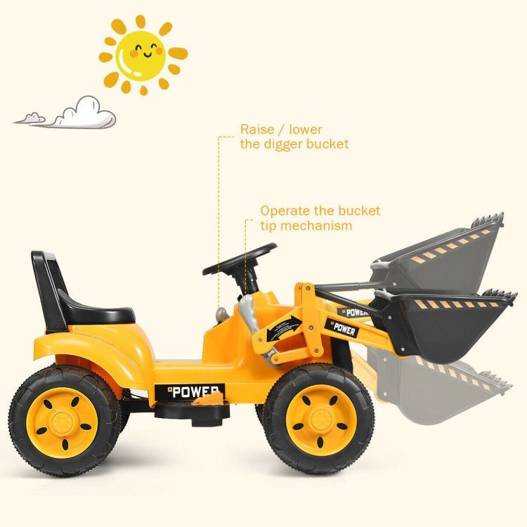 Thumbnail: 6V Battery Powered Kids Ride On Excavator