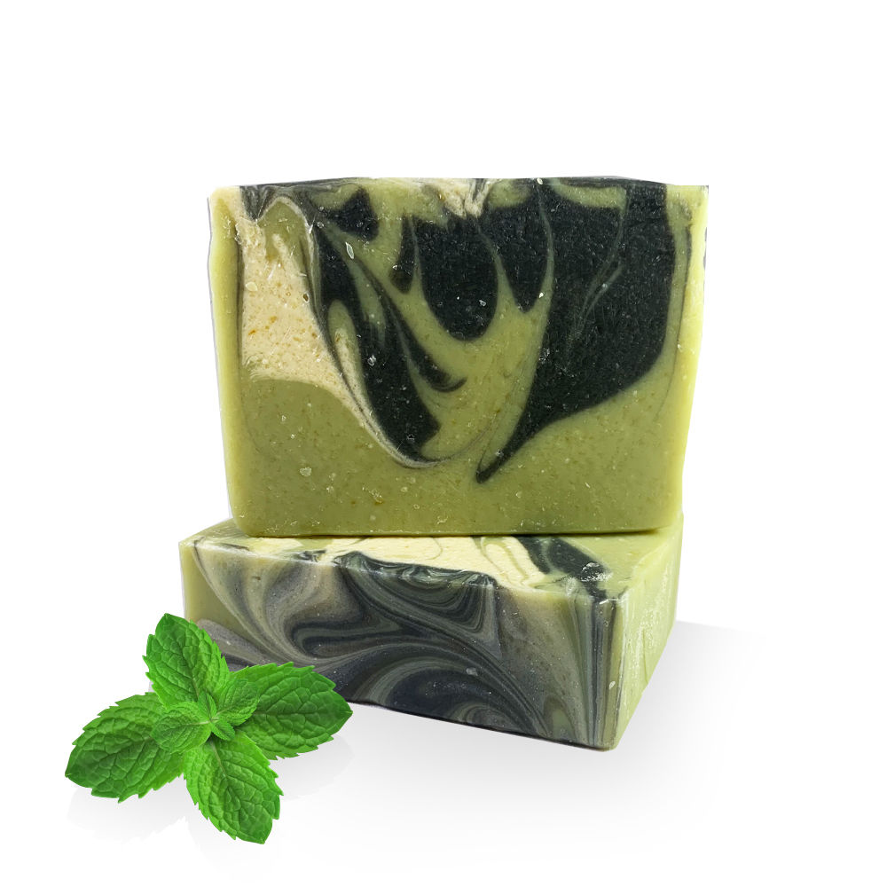 Peppermint & Charcoal Luxury Goat Milk Soap