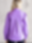 Purple button down shirt, back view