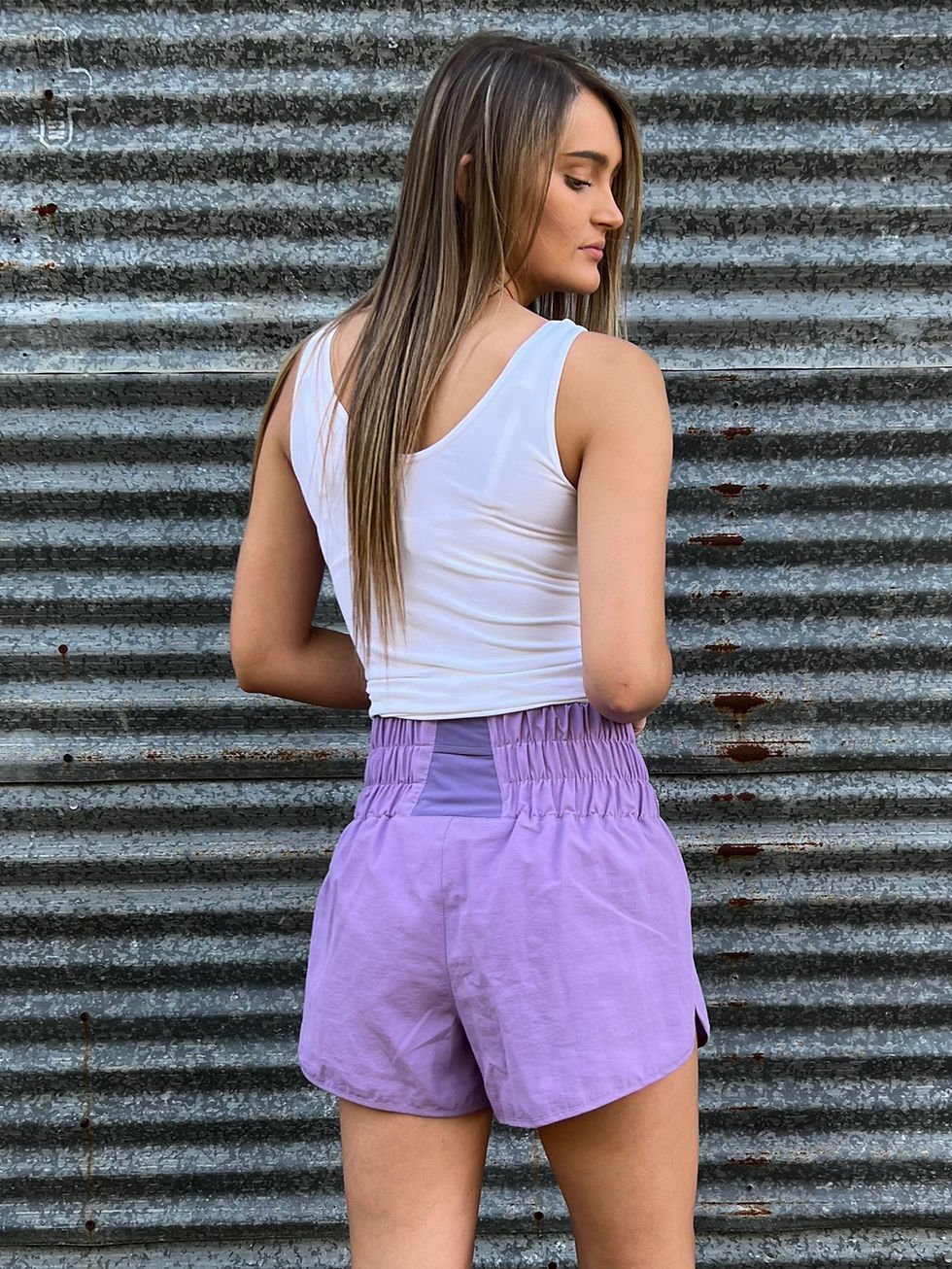 Thumbnail: Breezy Windbreaker Shorts, Lavender