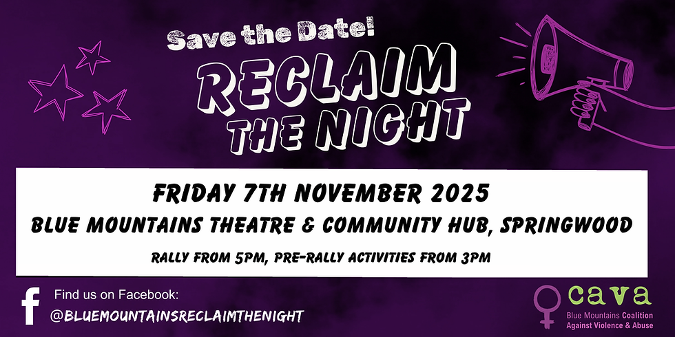 Blue Mountains Reclaim the Night 2025
