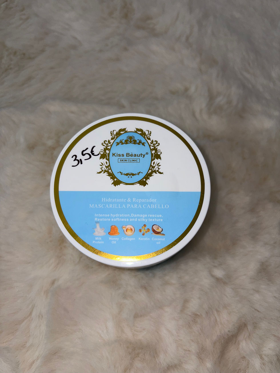 Miniatura: Mascarilla cabello blanco latte 