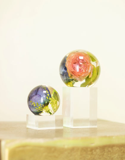 De bloemen als bloempreparatie voor altijd bewaren