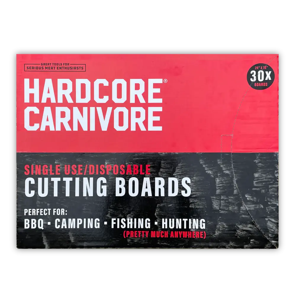 Hardcore Carnivore Disposable Cutting Boards