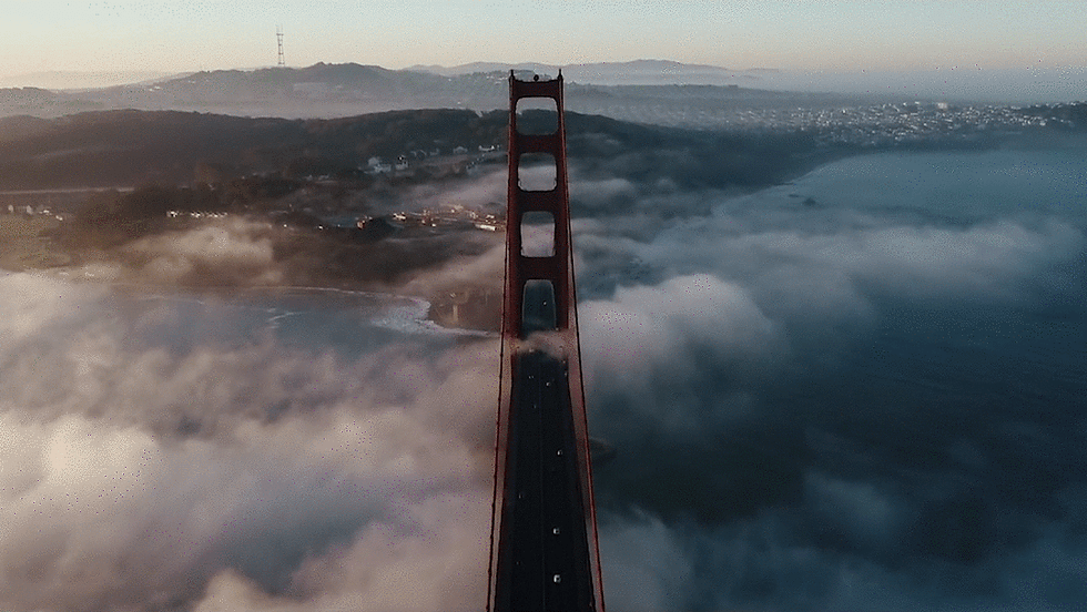 bridge video sample with transition editing example