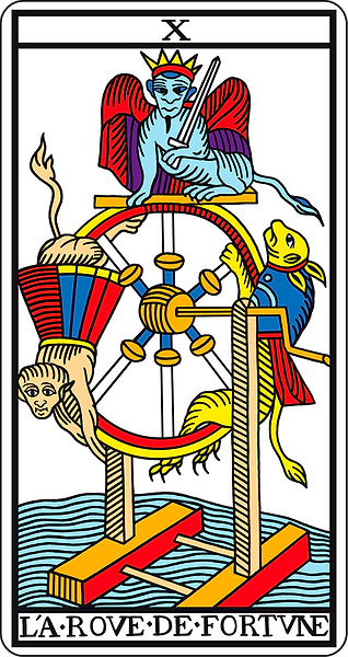 La Roue de Fortune - Tarot de Camoin-Jodorowsky