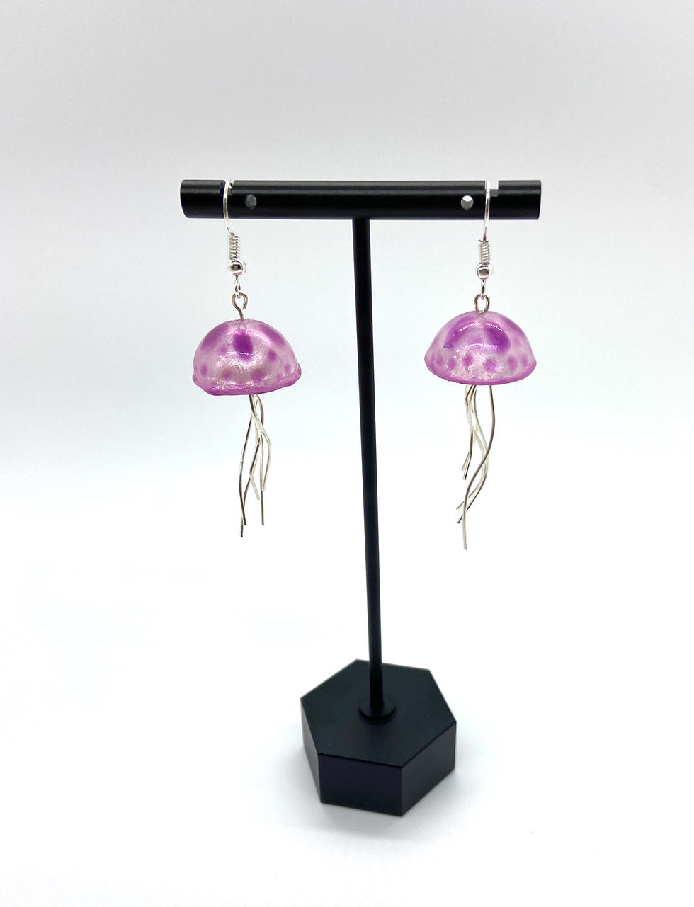 Thumbnail: Pink Jellyfish Earrings