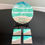 Thumbnail: Ocean Art and Matching Coaster Set