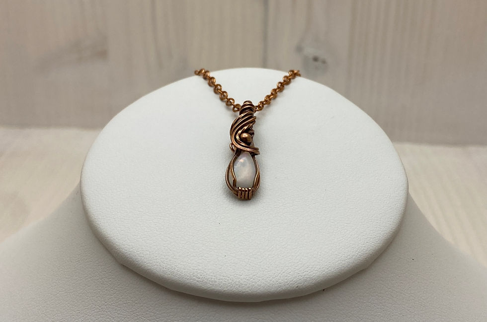 Thumbnail: Opal and Copper Mini Pendant