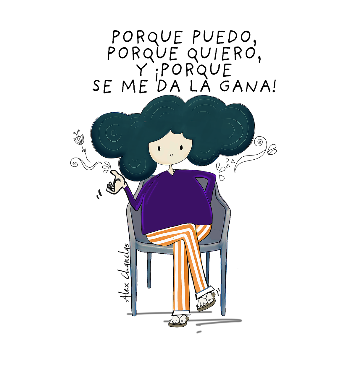 Sticker da la gana