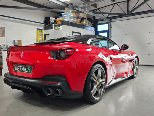 Reviving a Ferrari Portofino in Rosso Red: The Art of Gloss Enhancement Detailing