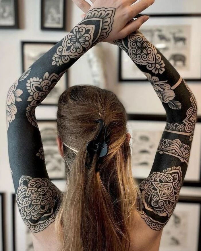 Beautiful semi blackout sleeves